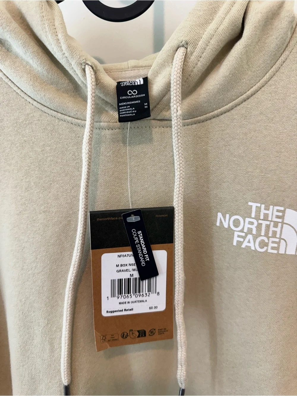 The North Face Pullover Hoodie in Light Tan